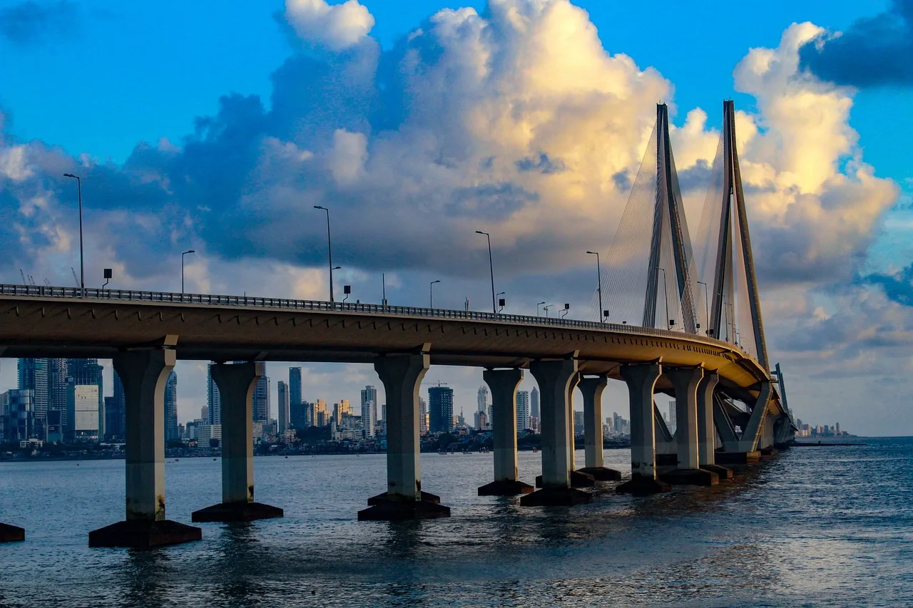 Pont de liaison maritime bandra-worli à Mumbai